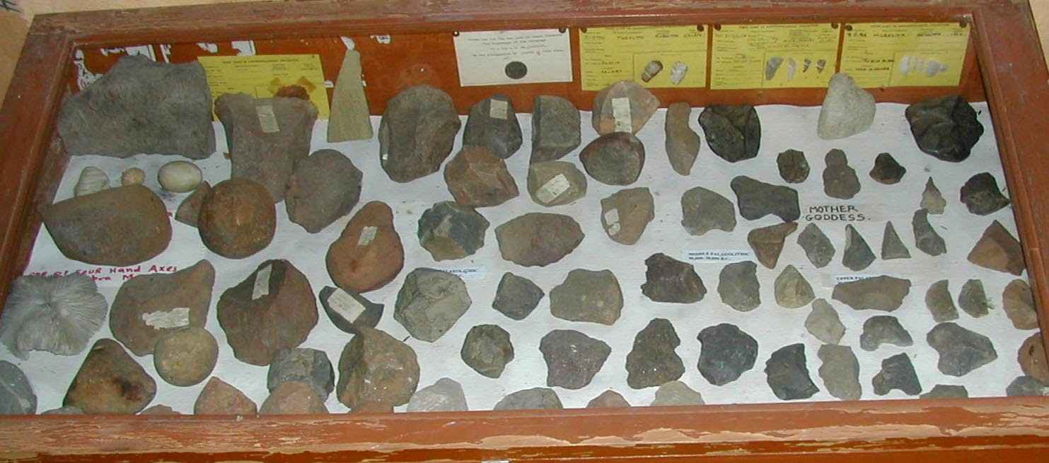 MesoLithic stone object in Sanskrit Museum Hazaribagh