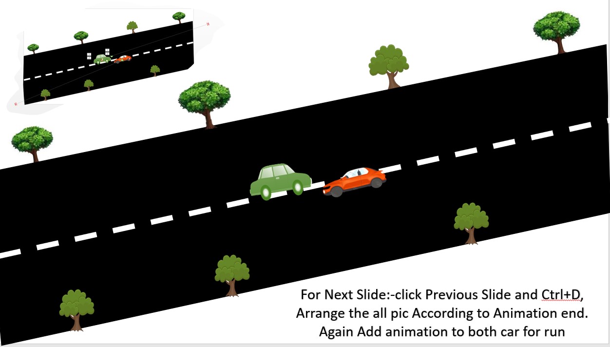Adjust car image according to animation