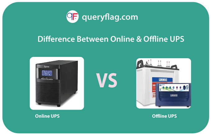 Difference between Online UPS & Offline UPS