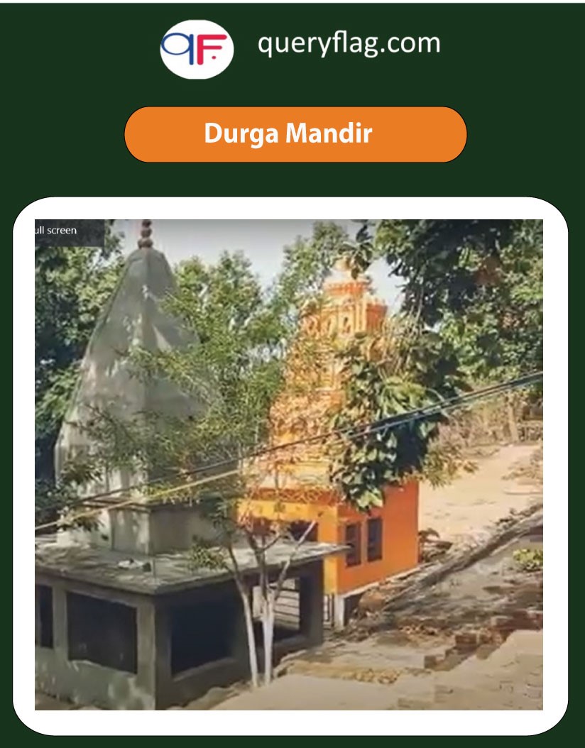 Durga mandir in Ghaghari Dham Waterfall
