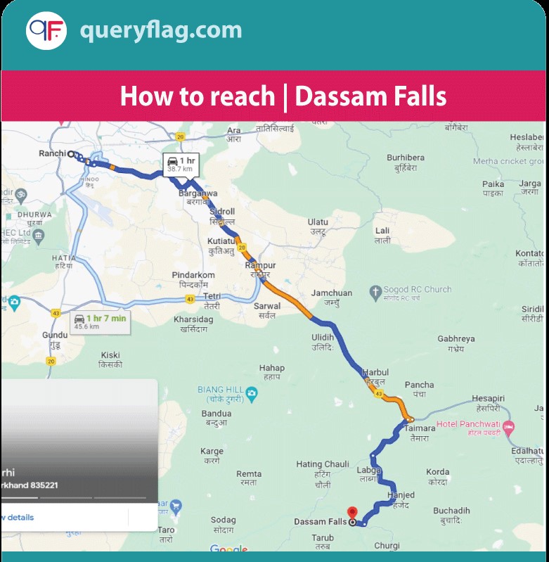 google-map-how-to-reach-dassam-falls