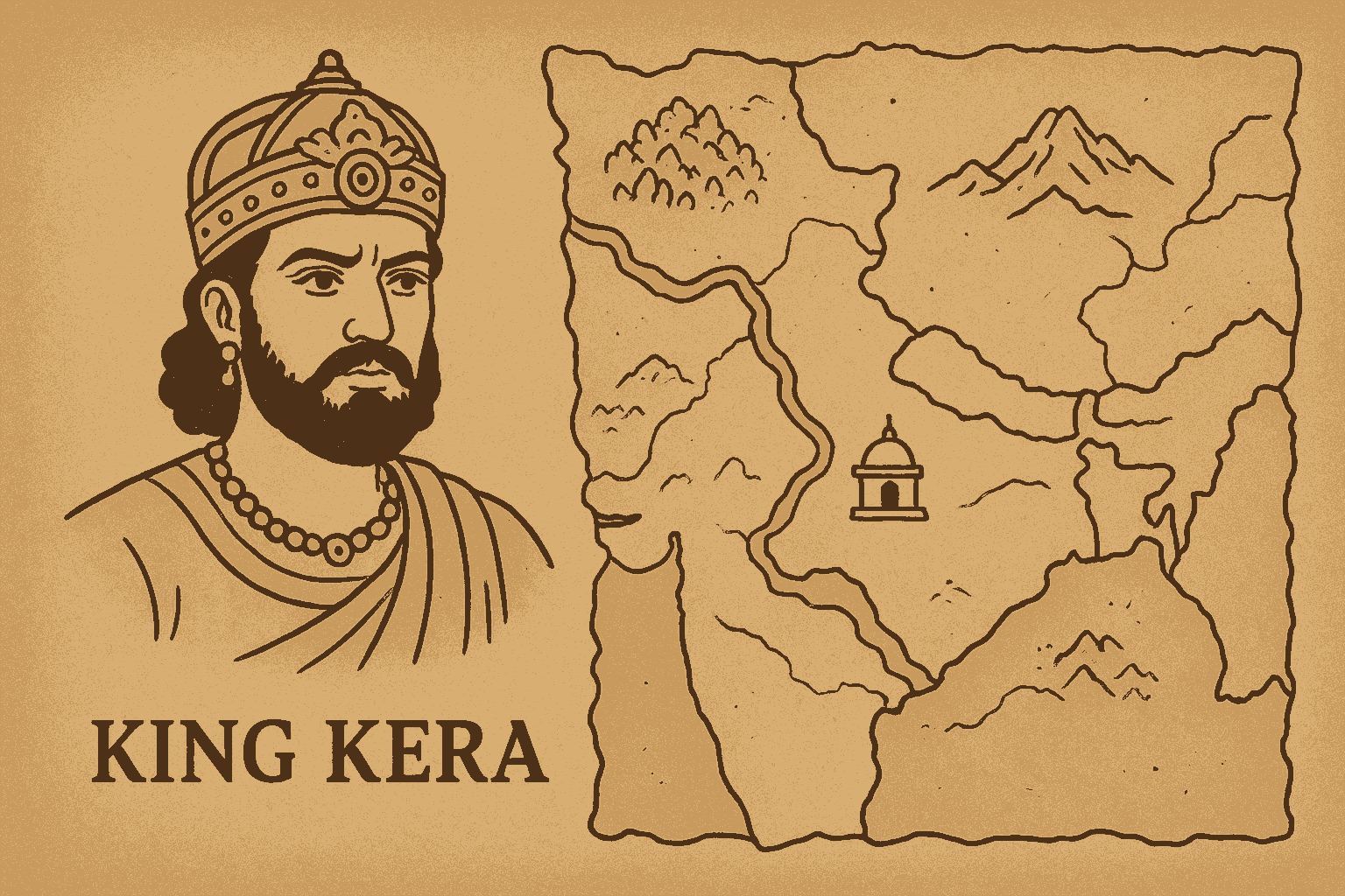 AI generated king Kera and his Kingdome-just for explanation