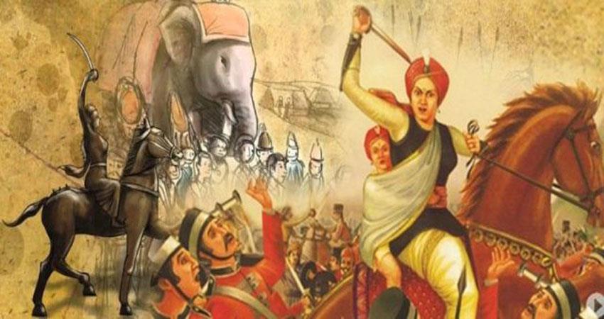 Rani Laksmibai-British-fight-symbolic phpto