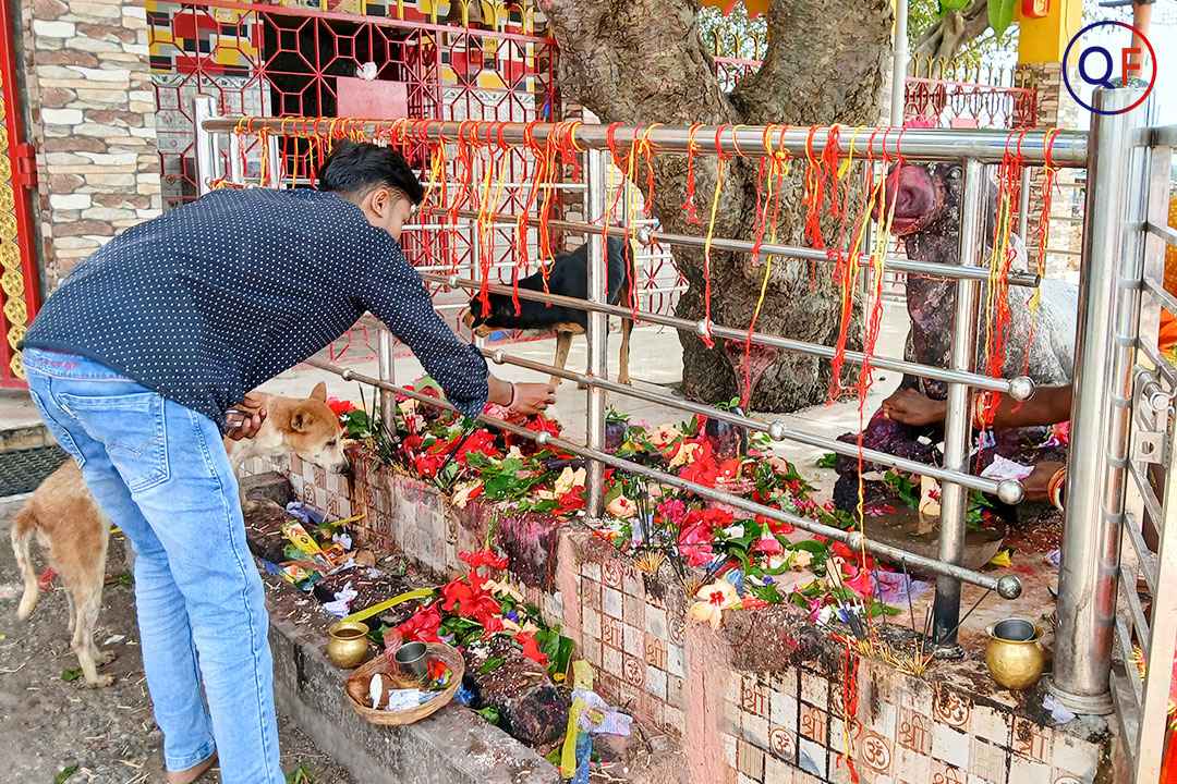 Shiva Linga and Nandi puaj