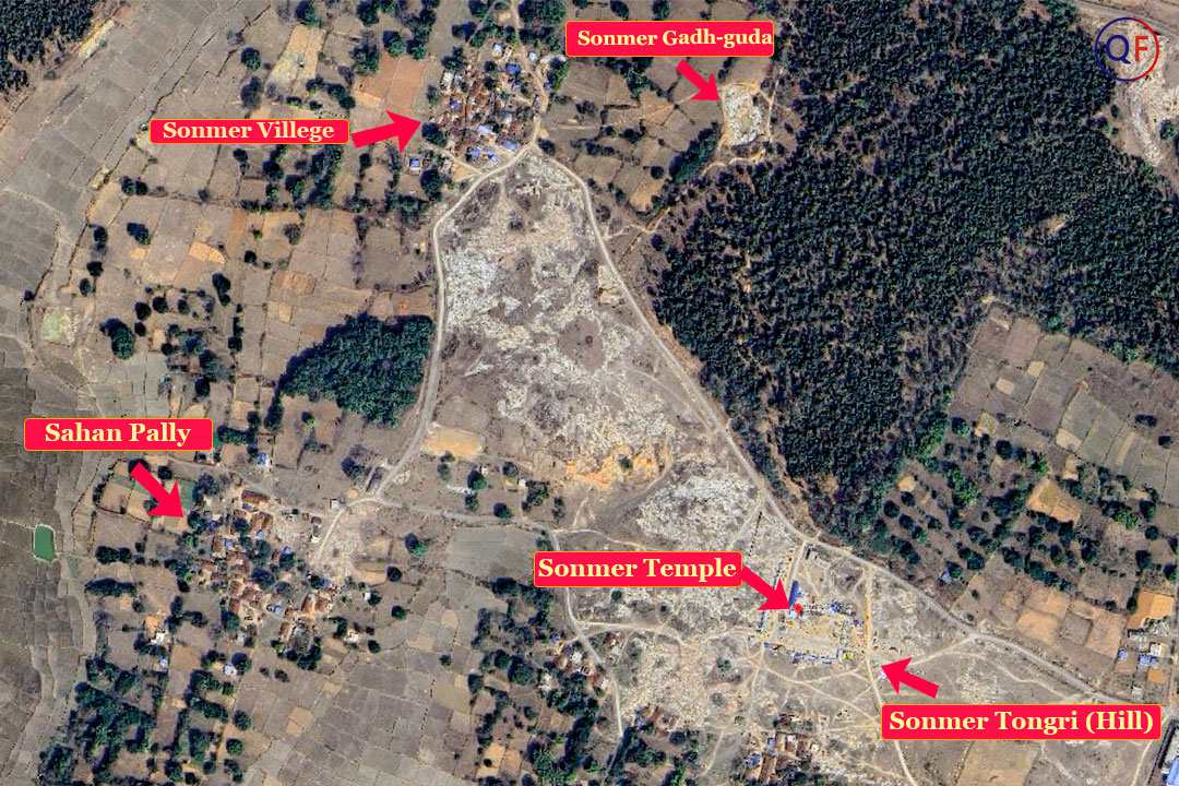 Google map of sonmer villege , Sahan Pally, Sonmer Tongri