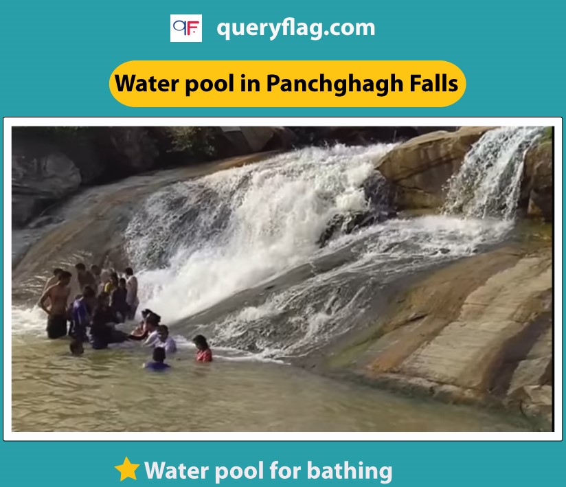 water pool in punchghagh falls Ranchi Jharkhand