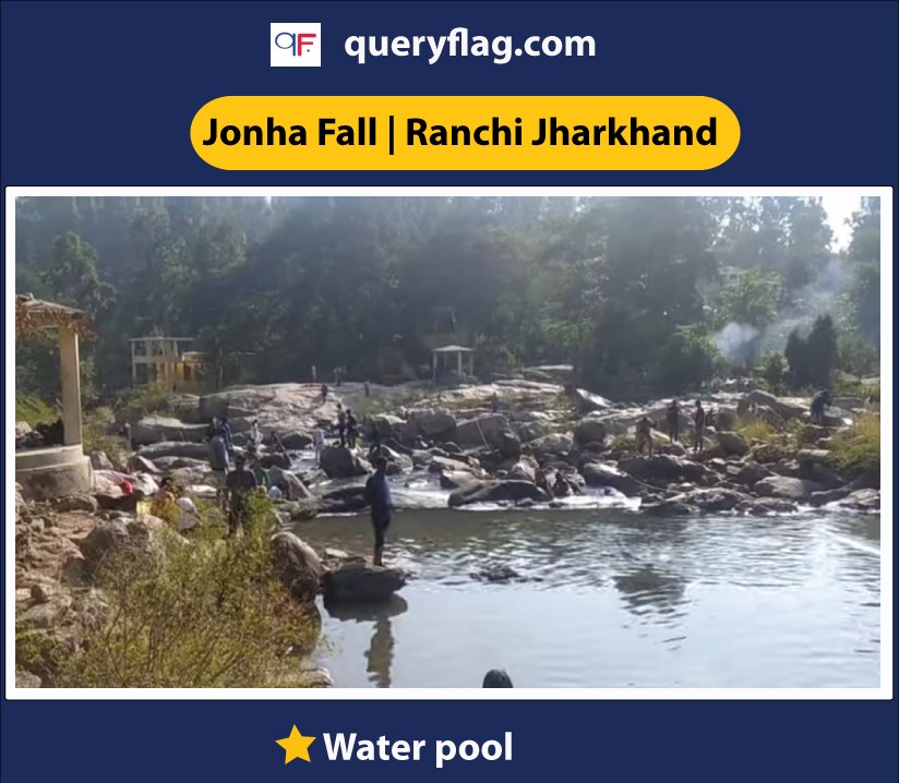 water pool in jonha fall ranchi jharkhand